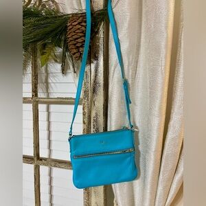 Kate Spade teal cross body purse
